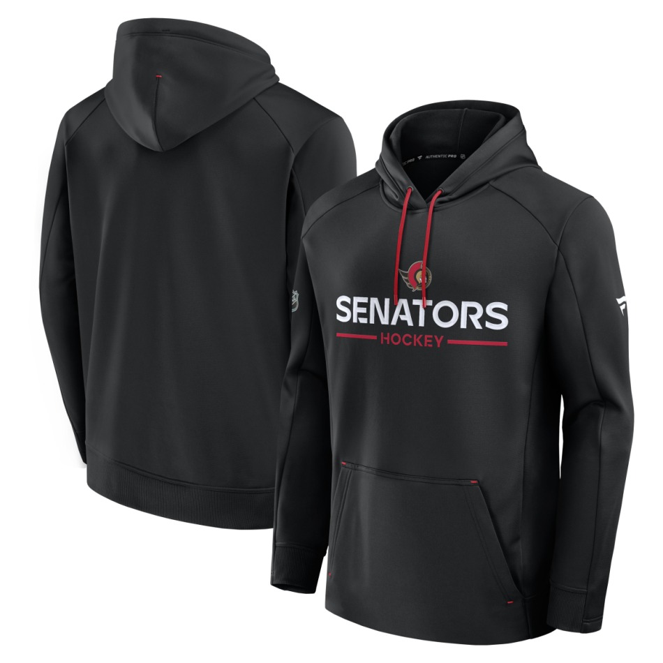 Ottawa Senators pánská mikina s&nbsp;kapucí Authentic Pro Rink Poly Fleece POH - Ottawa Senators mikiny, bundy, kalhoty