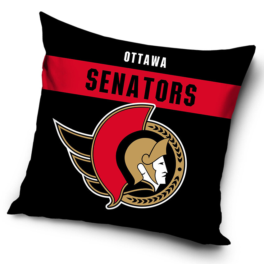 Ottawa Senators polštářek Black - Ottawa Senators povlečení, ručníky, deky