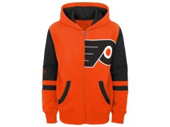 Philadelphia Flyers dětská mikina s kapucí faceoff colorblocked fleece full-zip