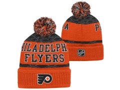 Philadelphia Flyers dětská zimní čepice Puck Pattern Cuffed Pom
