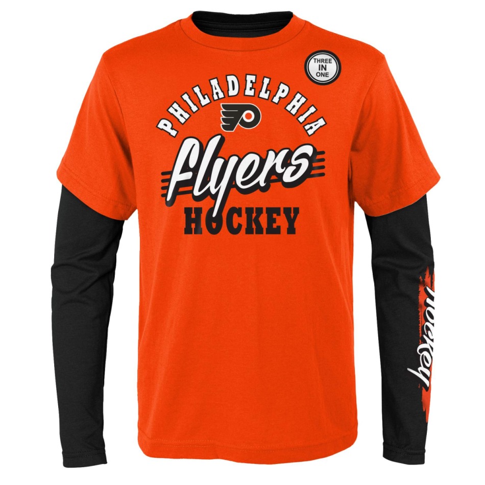 Philadelphia Flyers set dětských triček Two-man advantage 3 in 1 combo set - Philadelphia Flyers dětské oblečení