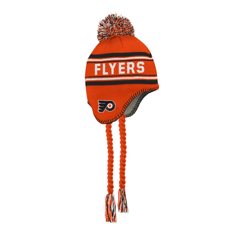 Philadelphia Flyers dětská zimní čepice Jacquard Tassel Knit With Pom - Philadelphia Flyers dětské oblečení