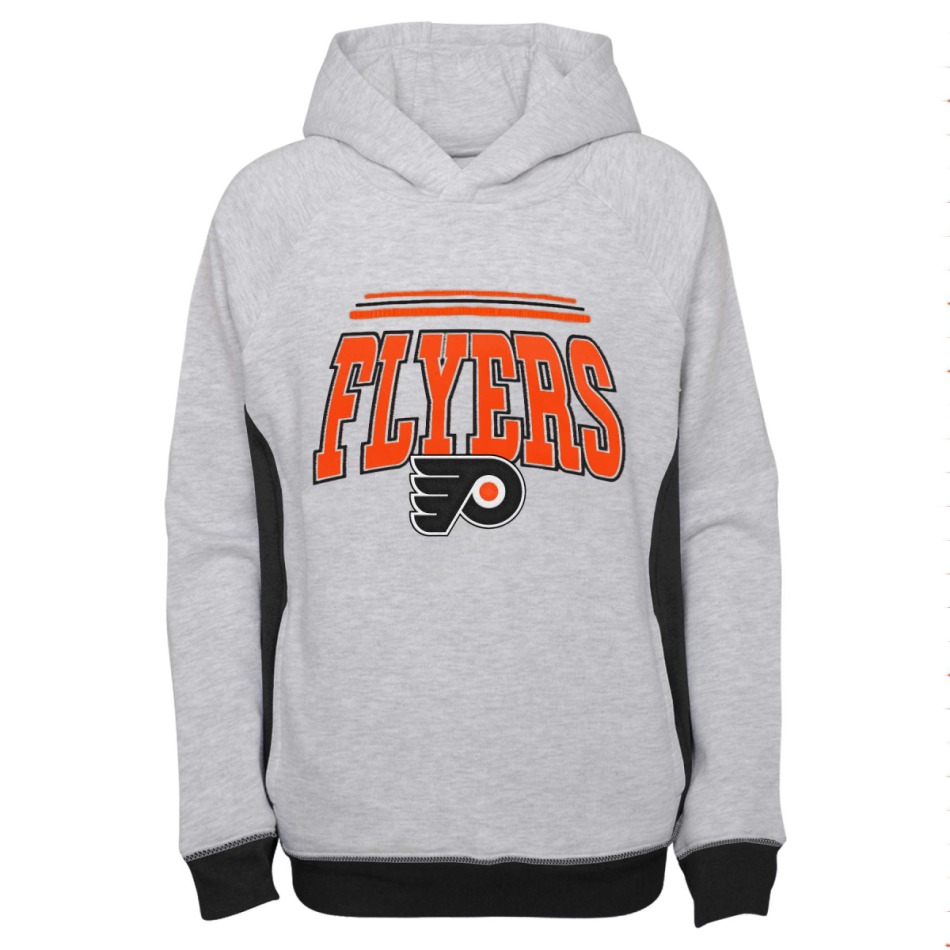Philadelphia Flyers dětská mikina s&nbsp;kapucí power play raglan pullover - Philadelphia Flyers dětské oblečení
