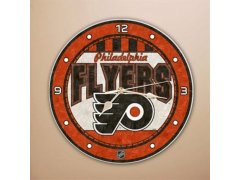 NHL nástěnné hodiny Art Glass Wall Flyers