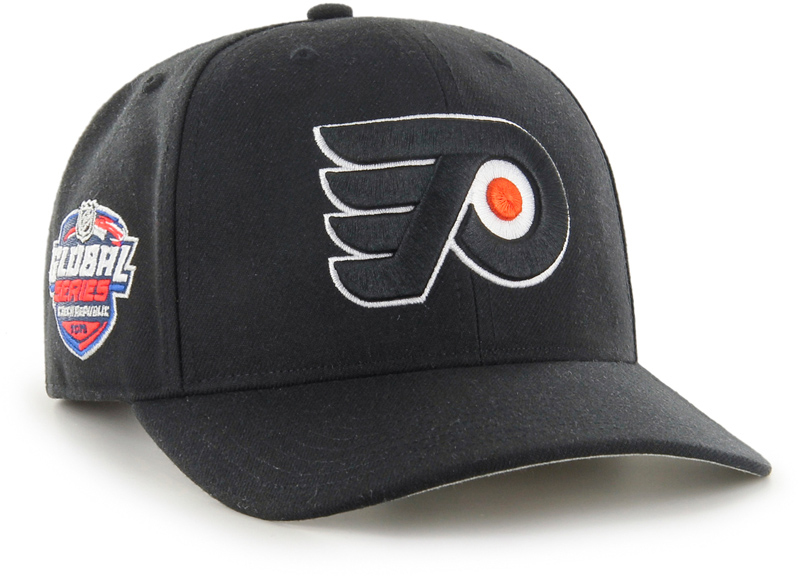 Philadelphia Flyers čepice baseballová kšiltovka 47 Brand Captain Sure Shot MVP DP NHL black GS19 - Philadelphia Flyers kšiltovky, čepice, rukavice