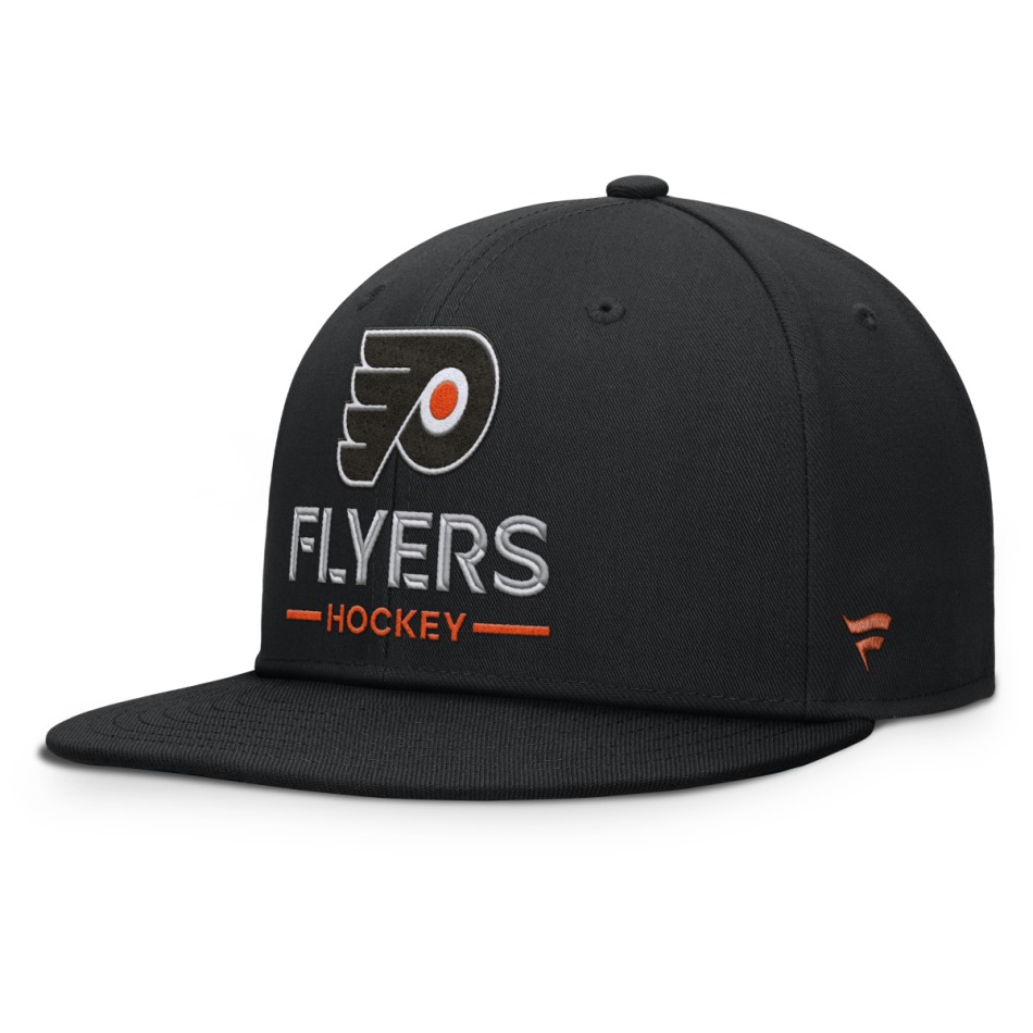 Philadelphia Flyers čepice flat kšiltovka Authentic Pro A/Cap Flat Brim Square Visor Structured Adjustable - Philadelphia Flyers kšiltovky, čepice, rukavice