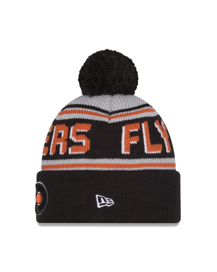 Philadelphia Flyers zimní čepice NHL Pom Wordmark - Philadelphia Flyers kšiltovky, čepice, rukavice