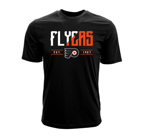 Philadelphia Flyers pánské tričko NHL Levelwear Splitter black