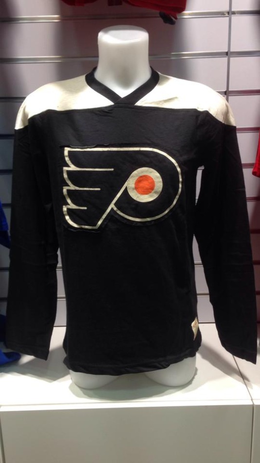 Philadelphia Flyers pánské tričko s&nbsp;dlouhým rukávem Long Sleeve Crew 15 - Philadelphia Flyers trička, polo trička, košile