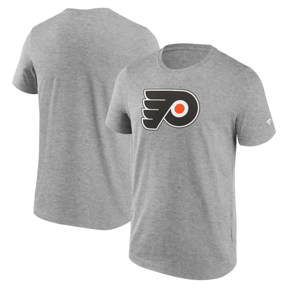 Philadelphia Flyers pánské tričko Primary Logo Graphic Sport Gray Heather - Philadelphia Flyers trička, polo trička, košile