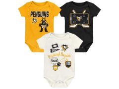 Pittsburgh Penguins dětské body Littlest Player 3Pk Creeper Se