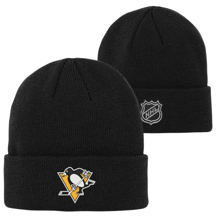 Pittsburgh Penguins dětská zimní čepice Cuffed Knit - Pittsburgh Penguins dětské oblečení