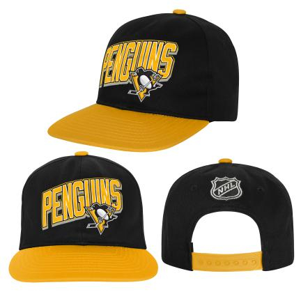Pittsburgh Penguins dětská čepice flat kšiltovka Essentials Deadstock Snapback - Pittsburgh Penguins dětské oblečení