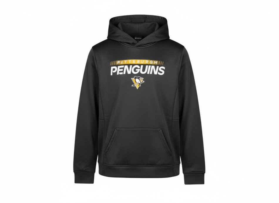 Pittsburgh Penguins dětská mikina s&nbsp;kapucí Authentic Pro Hood Po Hoodie - Pittsburgh Penguins dětské oblečení