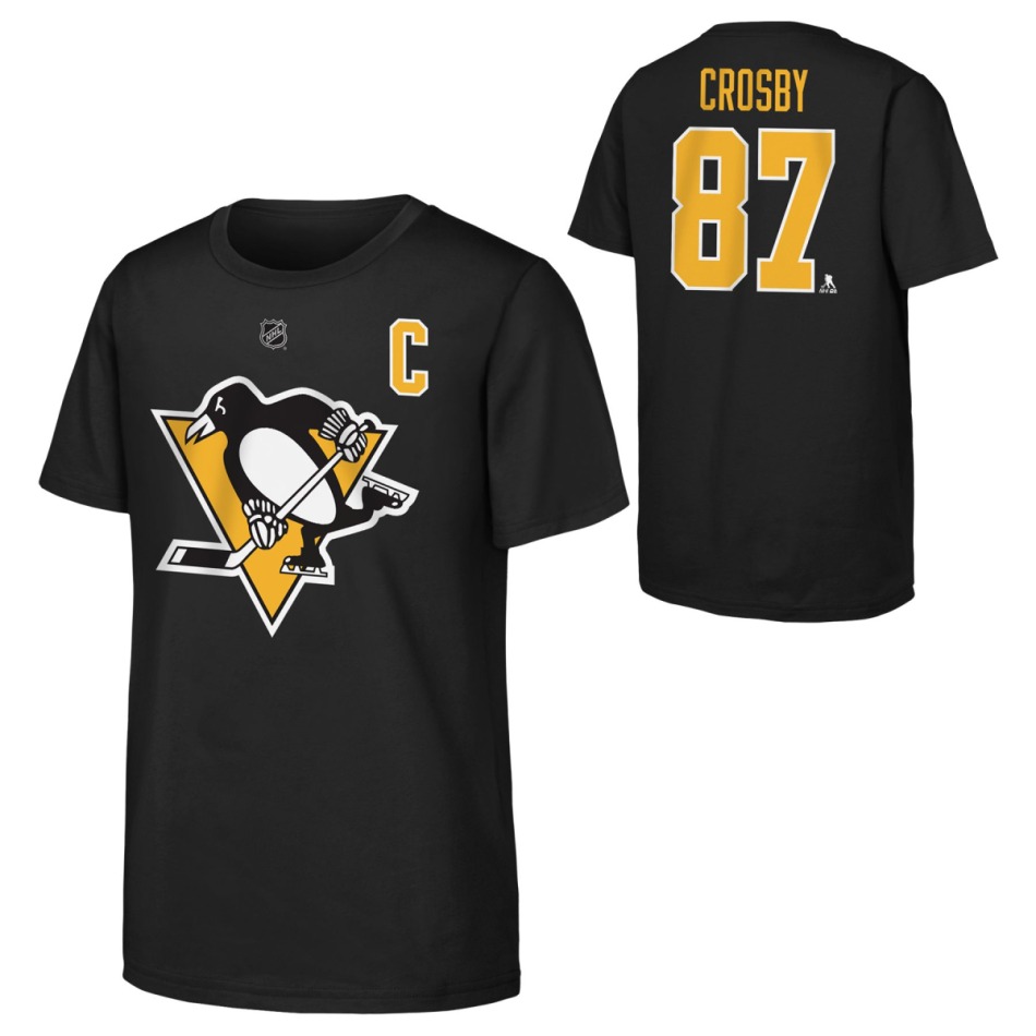 Pittsburgh Penguins dětské tričko Sidney Crosby Flat Captains N&N Ctn Tee - Pittsburgh Penguins dětské oblečení