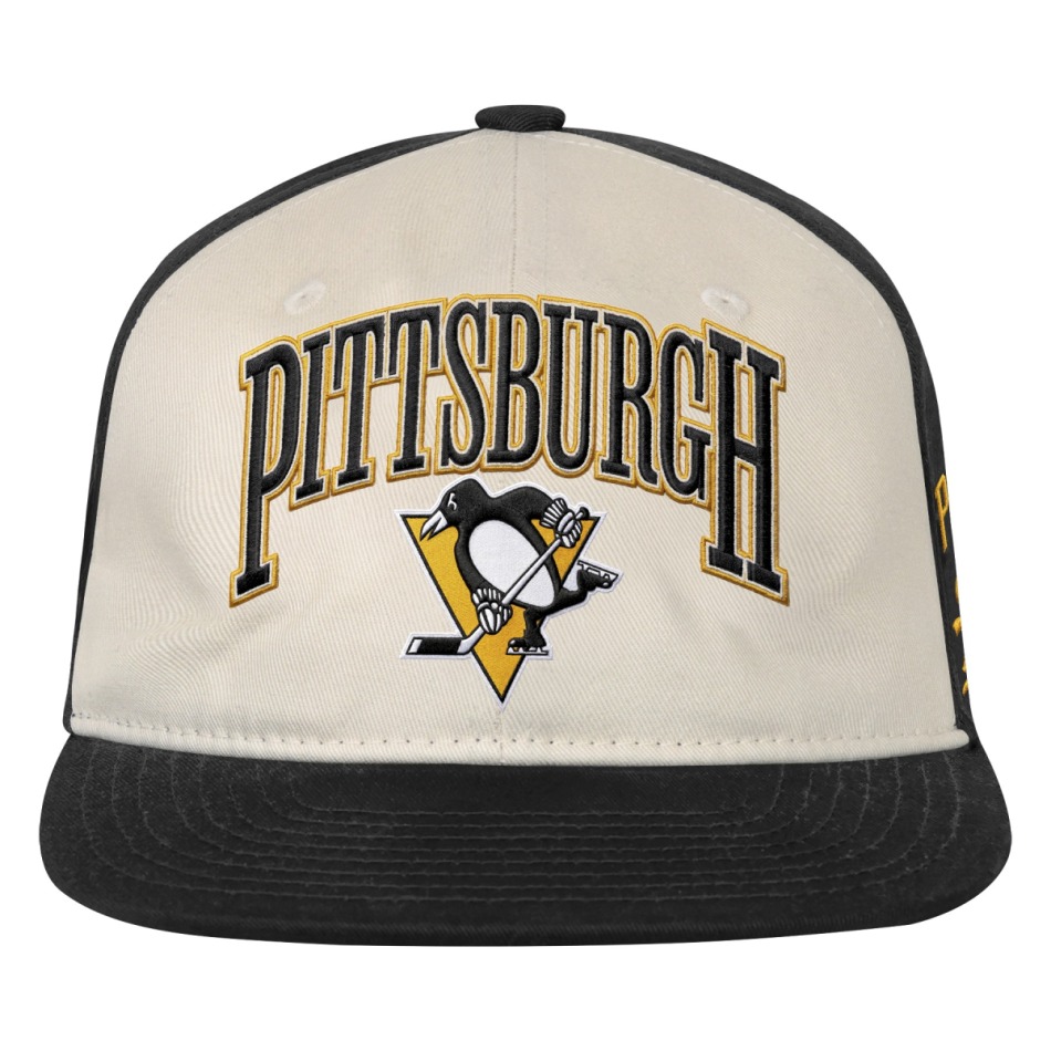 Pittsburgh Penguins dětská čepice baseballová kšiltovka NHL Flatbrim Arch Deadstock Snapback - Pittsburgh Penguins dětské oblečení