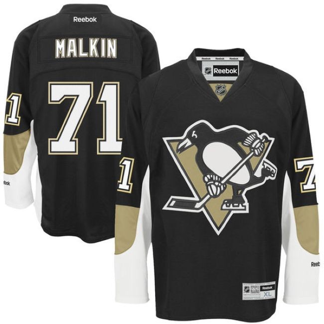 Dres Evgeni Malkin 71 Premier Jersey Home (2007-2015) Penguins - Pittsburgh Penguins Dresy
