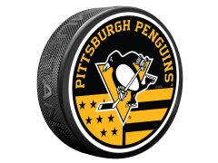 Puk Pittsburgh Penguins American Flag Pat Puck