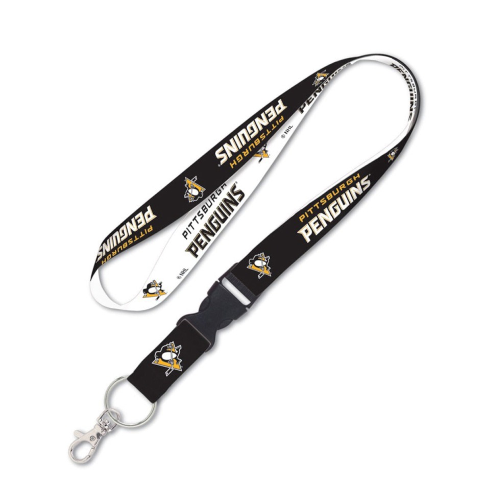 Pittsburgh Penguins klíčenka WinCraft Lanyard - Pittsburgh Penguins klíčenky, náramky, šperky