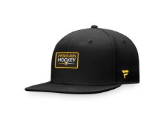Pittsburgh Penguins čepice flat kšiltovka Authentic Pro Prime Flat Brim Snapback black