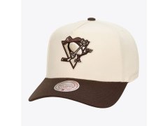 Pittsburgh Penguins čepice baseballová kšiltovka NHL Brown and Cream Pro Snapback