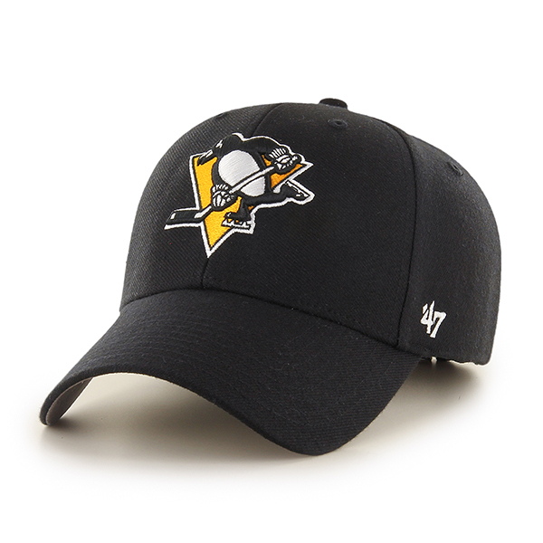 Pittsburgh Penguins čepice baseballová kšiltovka 47 MVP black - Pittsburgh Penguins kšiltovky, čepice, rukavice