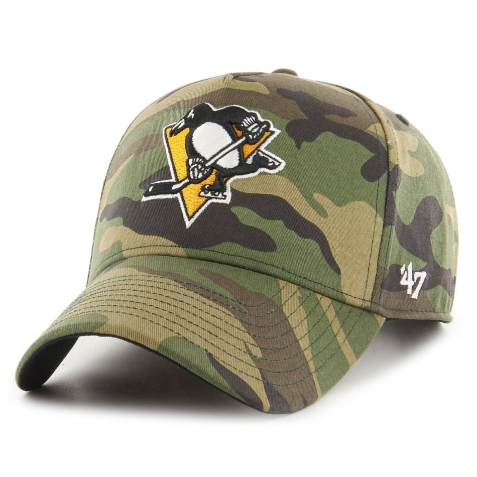 Pittsburgh Penguins čepice baseballová kšiltovka Grove Snapback ´47 MVP DT - Pittsburgh Penguins kšiltovky, čepice, rukavice
