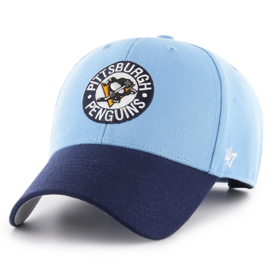 Pittsburgh Penguins čepice baseballová kšiltovka Two Tone 47 MVP Vintage - Pittsburgh Penguins kšiltovky, čepice, rukavice