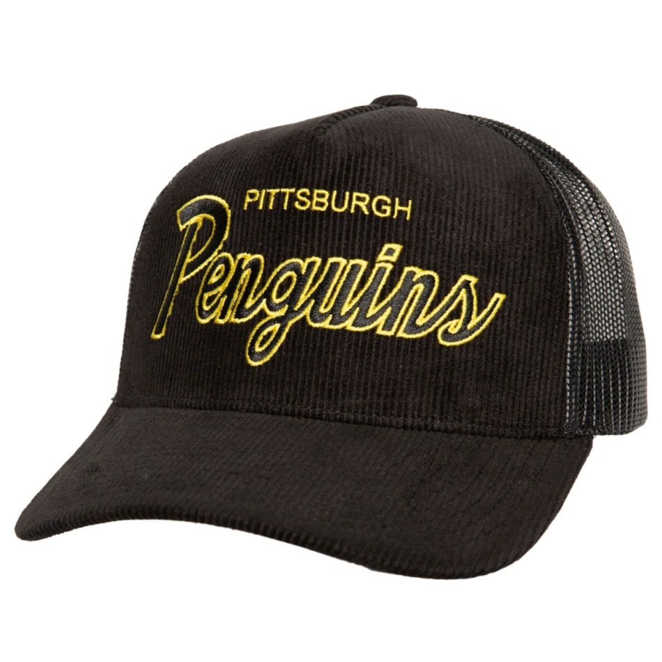Pittsburgh Penguins čepice baseballová kšiltovka NHL Times Up Trucker black - Pittsburgh Penguins kšiltovky, čepice, rukavice