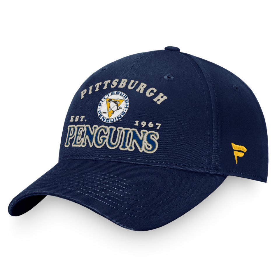 Pittsburgh Penguins čepice baseballová kšiltovka Heritage Unstructured Adjustable - Pittsburgh Penguins kšiltovky, čepice, rukavice