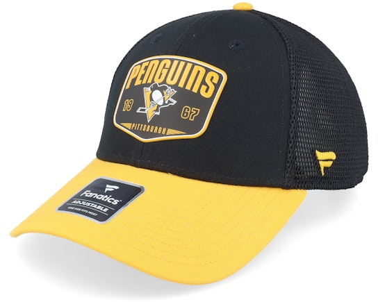 Pittsburgh Penguins čepice baseballová kšiltovka A/CAP Structured Adjustable Meshback - Pittsburgh Penguins kšiltovky, čepice, rukavice