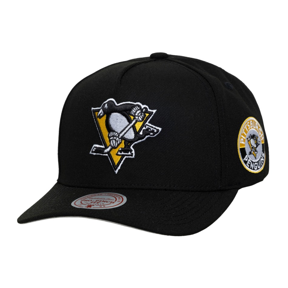 Pittsburgh Penguins čepice baseballová kšiltovka Double Clutch Pro Snapback - Pittsburgh Penguins kšiltovky, čepice, rukavice