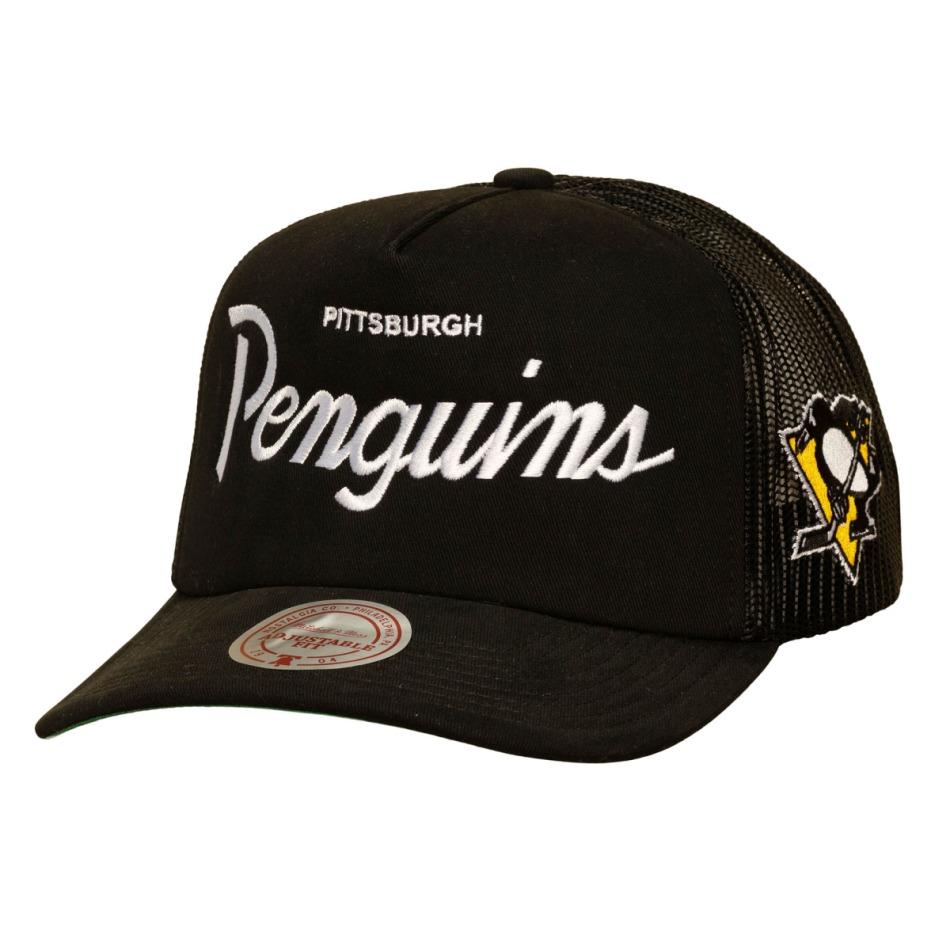 Pittsburgh Penguins čepice baseballová kšiltovka NHL Head Coach Trucker - Pittsburgh Penguins kšiltovky, čepice, rukavice