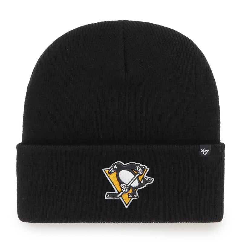 Pittsburgh Penguins zimní čepice Haymaker black - Pittsburgh Penguins kšiltovky, čepice, rukavice