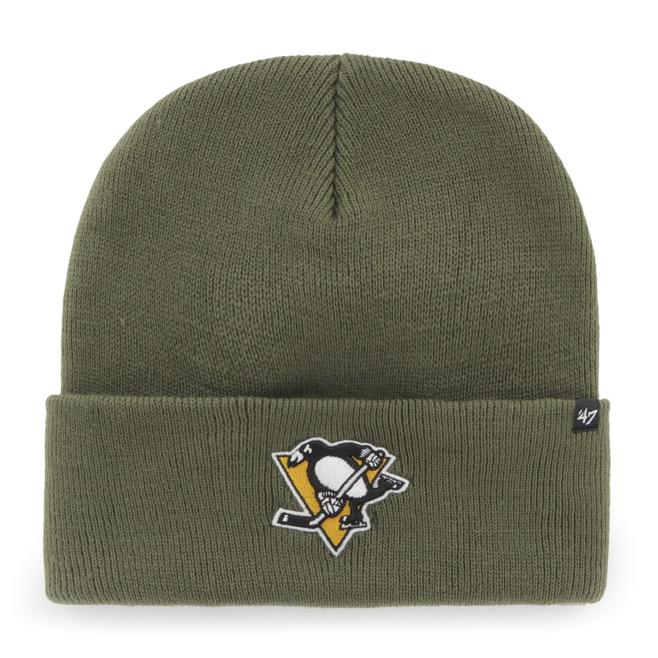 Pittsburgh Penguins zimní čepice haymaker green - Pittsburgh Penguins kšiltovky, čepice, rukavice
