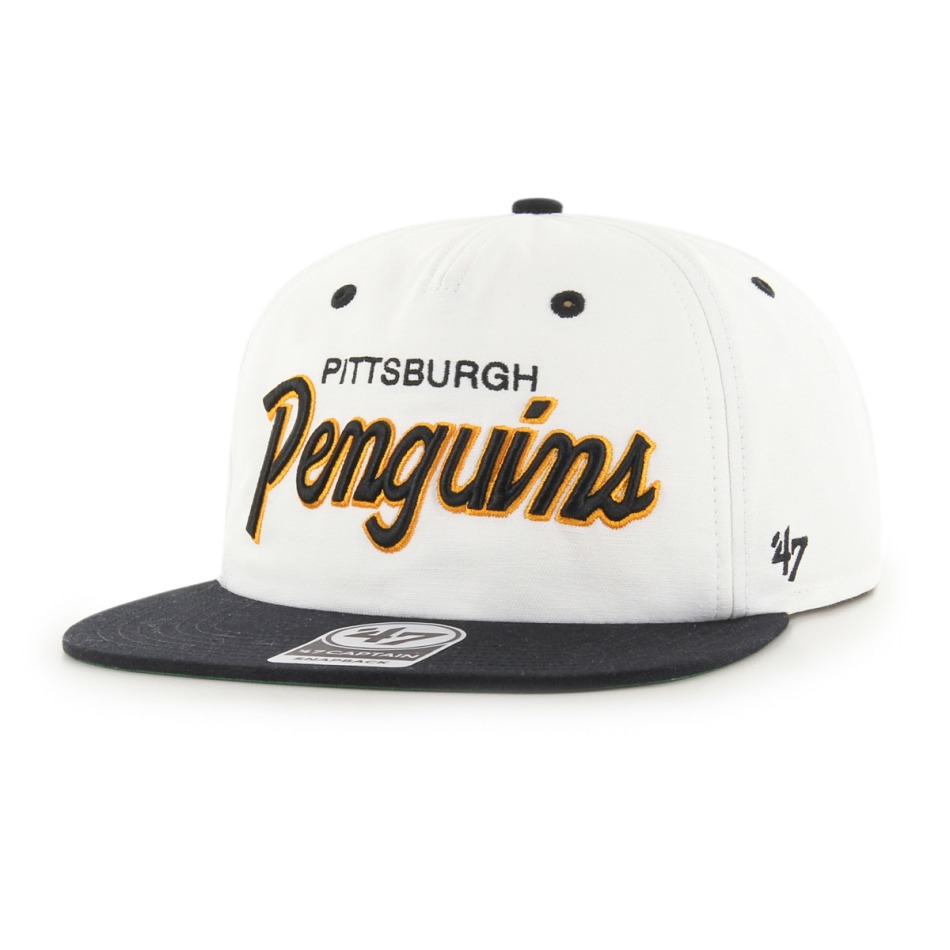 Pittsburgh Penguins čepice flat kšiltovka Crosstown TT ´47 CAPTAIN RF - Pittsburgh Penguins kšiltovky, čepice, rukavice