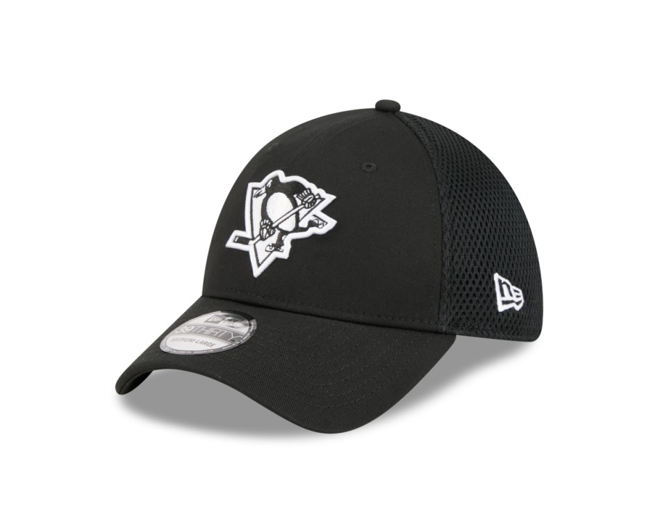Pittsburgh Penguins čepice baseballová kšiltovka NEW ERA 3930 neo black - Pittsburgh Penguins kšiltovky, čepice, rukavice