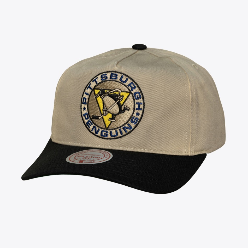 Pittsburgh Penguins čepice baseballová kšiltovka NHL Retro Roots Deadstock Vintage - Pittsburgh Penguins kšiltovky, čepice, rukavice