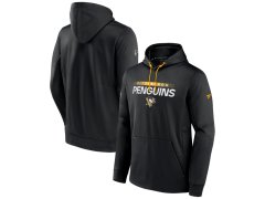 Pittsburgh Penguins pánská mikina s kapucí RINK Performance Black-Yellow Gold