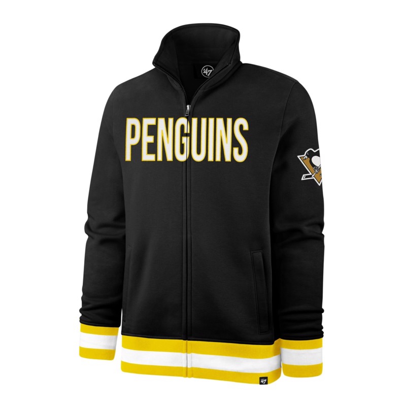 Pittsburgh Penguins pánská mikina ‘47 Legendary Track Jacket - Pittsburgh Penguins mikiny, bundy, kalhoty