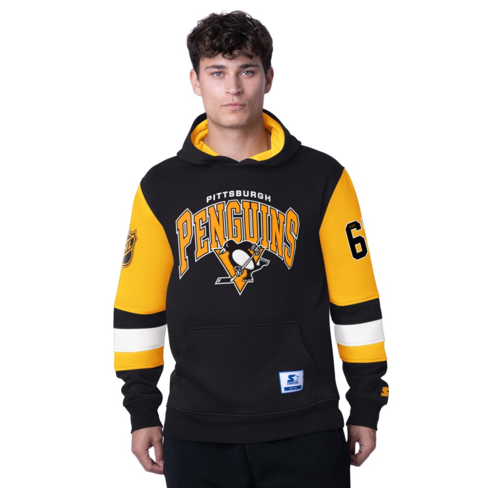 Pittsburgh Penguins pánská mikina s&nbsp;kapucí END ZONE - Pittsburgh Penguins mikiny, bundy, kalhoty