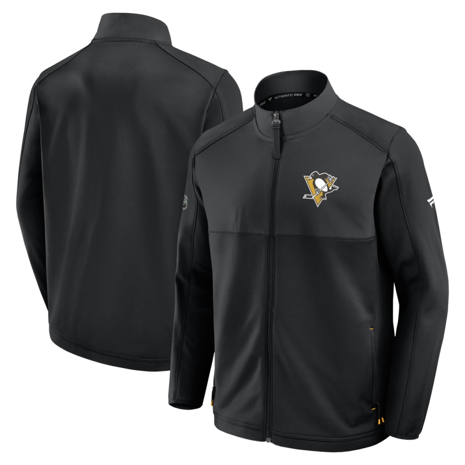 Pittsburgh Penguins pánská bunda Authentic Pro Rink Poly Fleece FZ - Pittsburgh Penguins mikiny, bundy, kalhoty