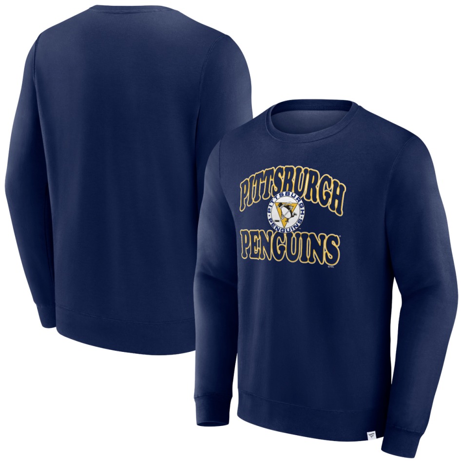 Pittsburgh Penguins pánská mikina Fleece Crew - Pittsburgh Penguins mikiny, bundy, kalhoty