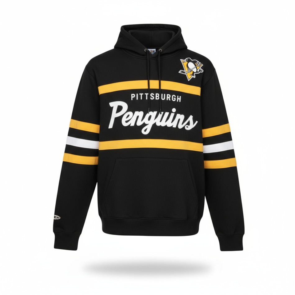 Pittsburgh Penguins pánská mikina s kapucí Head Coach Hoodie black