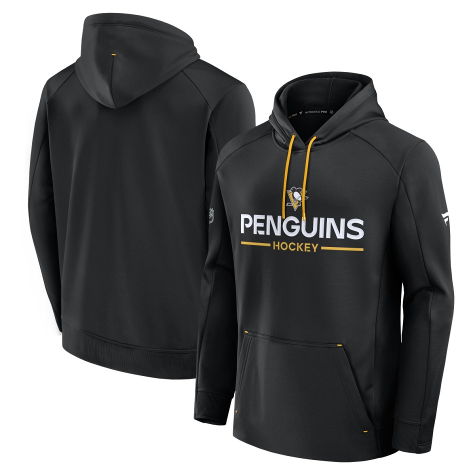 Pittsburgh Penguins pánská mikina s&nbsp;kapucí Authentic Pro Rink Poly Fleece POH - Pittsburgh Penguins mikiny, bundy, kalhoty