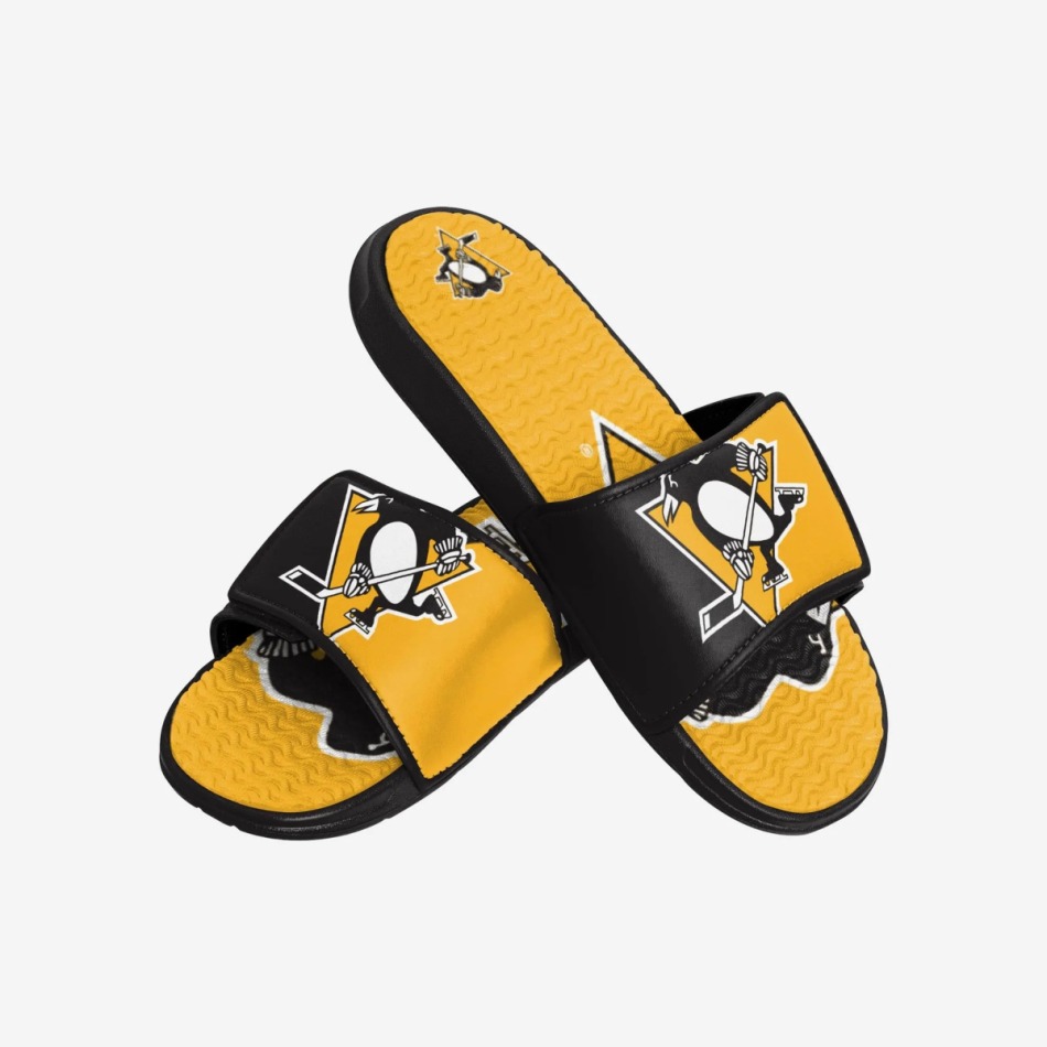 Pittsburgh Penguins pánské pantofle Colorblock Slipper - Pittsburgh Penguins ostatní modní doplňky