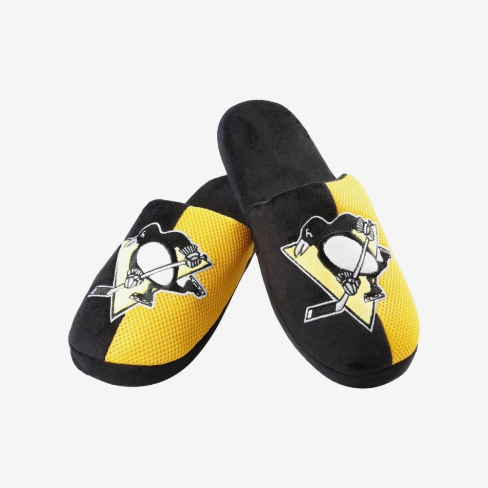 Pittsburgh Penguins pánské pantofle Logo Staycation Slipper - Pittsburgh Penguins ostatní modní doplňky