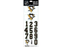 Pittsburgh Penguins samolepky na helmu Decals