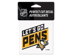 Pittsburgh Penguins samolepka Perfect Cut Decal SLOGAN
