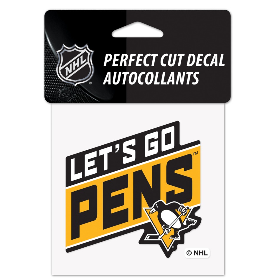 Pittsburgh Penguins samolepka Perfect Cut Decal SLOGAN - Pittsburgh Penguins ostatní suvenýry